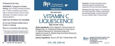 VITAMIN C  LIQUESCENCE - NSPC0044 Vitamin C Liquescence